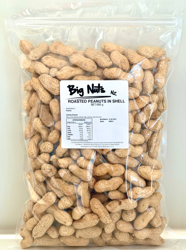 NEW PRODUCT -Roasted Peanuts in Shell 600g