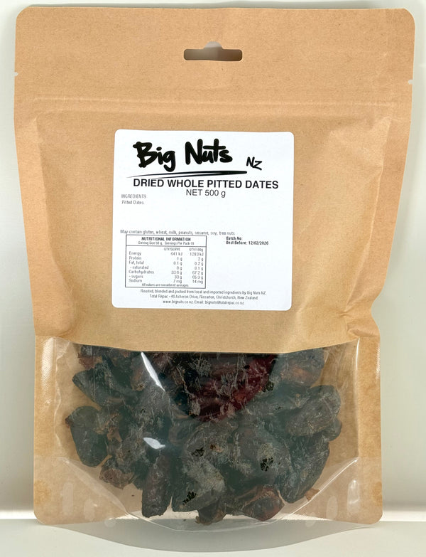 Dried Whole Pitted Dates 500 g