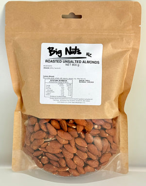 Roasted Unsalted Almonds 800 g